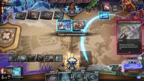 Watch MTG Arena Video Replay - WUBR Control by DamienF16 VS Izzet Midrange by flyinglow - Traditional Standard Ranked