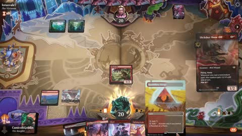 Watch MTG Arena Video Replay - Boros Aggro by CunicoliGoblin VS Simic Aggro by lotusvale7 - Standard Play