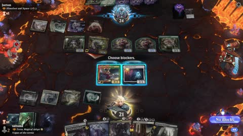 Watch MTG Arena Video Replay - Terra, Magical Adept by saitama VS Slimefoot and Squee by Jorton - Historic Brawl
