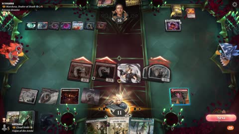 Watch MTG Arena Video Replay - Najeela, the Blade-Blossom by saitama VS Marchesa, Dealer of Death by xcosama - Historic Brawl