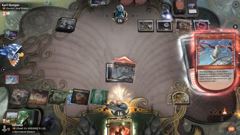 Watch MTG Arena Video Replay - Cloud, Ex-SOLDIER by saitama VS Davriel, Soul Broker by Karl Hungus - Historic Brawl