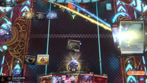 Watch MTG Arena Video Replay - Boros Aggro by CunicoliGoblin VS Jeskai Control by YAN.G - Standard Play