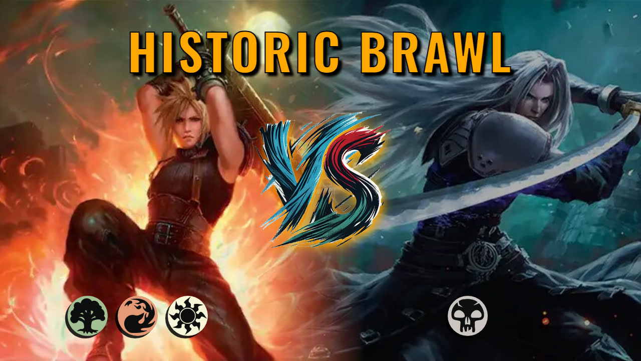 Watch MTG Arena Historic Brawl Video - Cloud, Ex SOLDIER by saitama VS Sephiroth, Fabled SOLDIER by joelsheffler - 9091a4