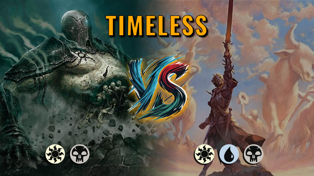 Watch MTG Arena Timeless Video - Orzhov Midrange by saitama VS Esper Midrange by oquiroga - 05f8f5