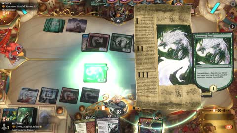 Watch MTG Arena Video Replay - Terra, Magical Adept by saitama VS Roxanne, Starfall Savant by Scouty - Historic Brawl