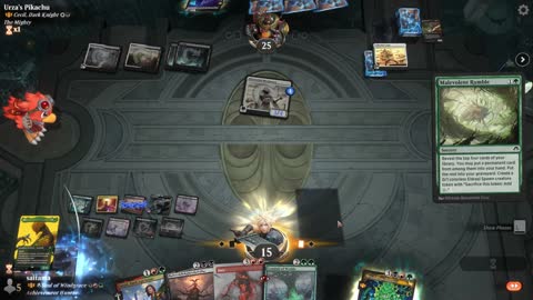 Watch MTG Arena Video Replay - A-Soul of Windgrace by saitama VS Cecil, Dark Knight by Urza's Pikachu - Historic Brawl