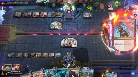 Watch MTG Arena Video Replay - Jeskai Control by DamienF16 VS Izzet Control by Amenominakanushinokami - Traditional Standard Ranked