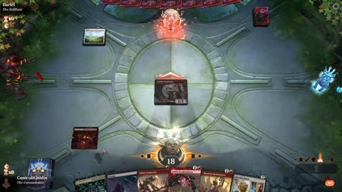 Watch MTG Arena Video Replay - Rakdos Aggro by CunicoliGoblin VS Bant Aggro by Dariel - Traditional Historic Play