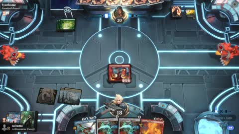 Watch MTG Arena Video Replay - UBRG Control by saitama VS Mono Green Aggro by Synthome - MWM Alchemy
