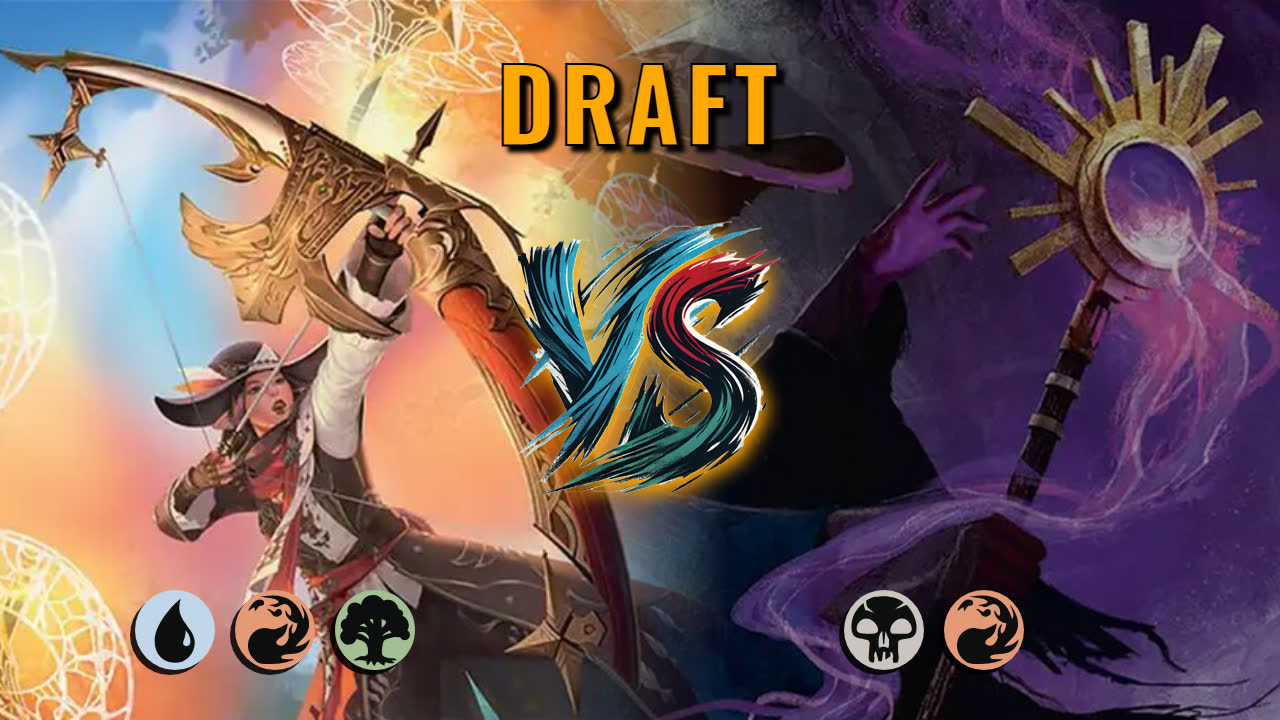 Watch MTG Arena Draft Video - Temur Midrange by DamienF16 VS Rakdos Midrange by gqilla51 - 7b213a