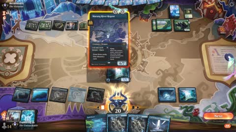 Watch MTG Arena Video Replay - Azorius Midrange by DamienF16 VS Selesnya Control by mrussoatx - Standard Traditional Ranked