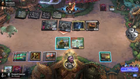 Watch MTG Arena Video Replay - Gruul Aggro by Warped Concept VS Esper Midrange by MistahJack - Premier Draft