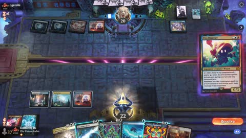 Watch MTG Arena Video Replay - Jeskai Control by DamienF16 VS Izzet Midrange by ogreshi - Traditional Standard Ranked