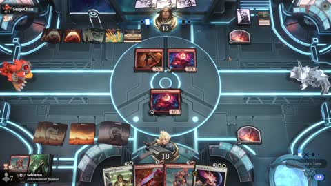 Watch MTG Arena Video Replay - Boros Midrange by saitama VS Gruul Midrange by StageChan - Premier Draft