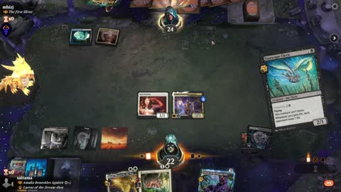Watch MTG Arena Video Replay - Amalia Benavides Aguirre by saitama VS The First Sliver by mhizj - Historic Brawl