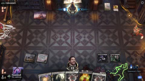 Watch MTG Arena Video Replay - Orzhov Midrange by Numbskull VS Mono Red Aggro by CabessoneS - Traditional Standard Ranked