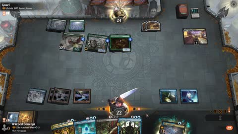 Watch MTG Arena Video Replay - The Ancient One by Warped Concept VS Bristly Bill, Spine Sower by Gnarl - Historic Brawl