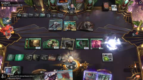 Watch MTG Arena Video Replay - Thalia and The Gitrog Monster by saitama VS Emet-Selch, Unsundered by ExarKun71 - Historic Brawl