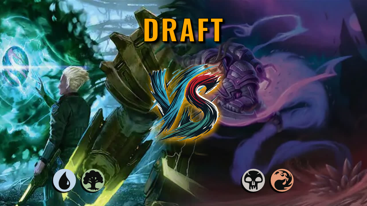 Watch MTG Arena Draft Video - Simic Midrange by DamienF16 VS Rakdos Midrange by James_Zhi - 41059b
