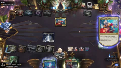 Watch MTG Arena Video Replay - Terra, Magical Adept by saitama VS Kefka, Court Mage by ADBJ - Historic Brawl