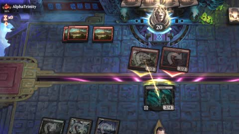 Watch MTG Arena Video Replay - Golgari Midrange by Yhwach VS Mono Red Aggro by AlphaTrinity - Traditional Standard Ranked