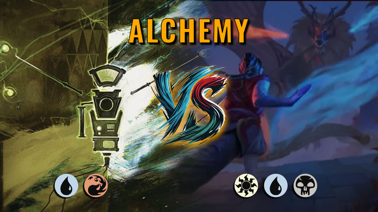 Watch MTG Arena Alchemy Video - Izzet Midrange by CunicoliGoblin VS Esper Aggro by Tenso Shrine - 9585db