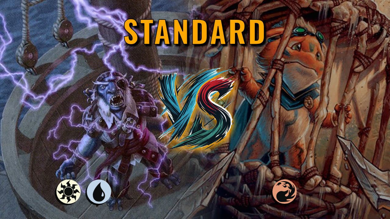 Watch MTG Arena Standard Video - Azorius Midrange by CunicoliGoblin VS Mono Red Aggro by LolloHBK - 6e32cf