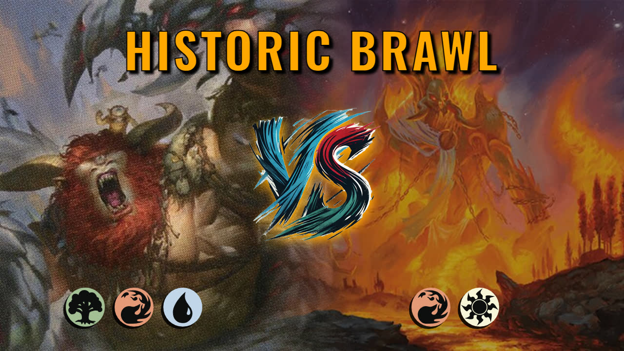 Watch MTG Arena Historic Brawl Video - Borborygmos and Fblthp by Warped Concept VS Phlage, Titan of Fire's Fury by TINfan - c3c7ac