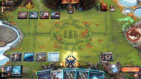 Watch MTG Arena Video Replay - Azorius Midrange by DamienF16 VS Jeskai Aggro by MAT1983 - Traditional Standard Ranked