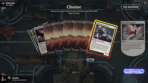 Watch MTG Arena Video Replay - Orzhov Midrange by saitama VS Abzan Midrange by hokutastic - Premier Draft