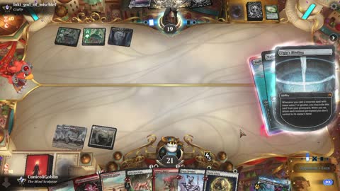 Watch MTG Arena Video Replay - Boros Aggro by CunicoliGoblin VS Simic Midrange by loki_god_of_mischief - Traditional Historic Ranked