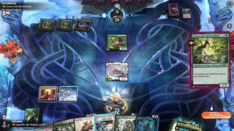 Watch MTG Arena Video Replay - Lagrella, the Magpie by saitama VS Azusa, Lost but Seeking by karametra - Historic Brawl