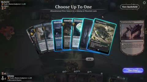 Watch MTG Arena Video Replay - Nashi, Illusion Gadgeteer by saitama VS Nashi, Illusion Gadgeteer by SkyZo222 - Historic Brawl