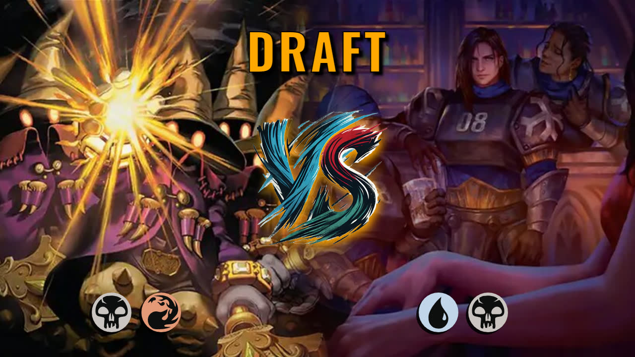 Watch MTG Arena Draft Video - Rakdos Midrange by DamienF16 VS Dimir Midrange by KitchenFink - db5662