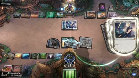 Watch MTG Arena Video Replay - WUBG Midrange by DamienF16 VS Selesnya Midrange by Eulogy - Premier Draft