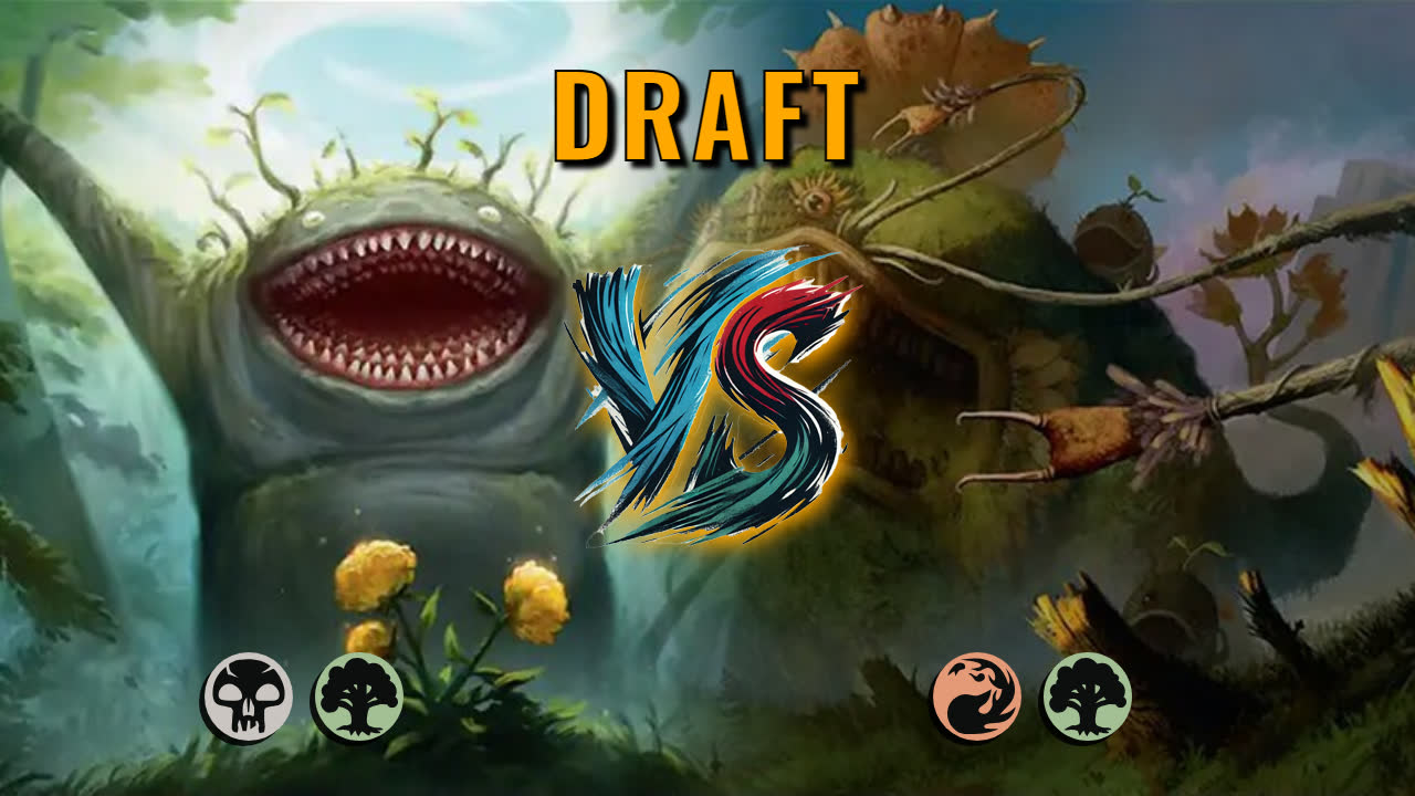 Watch MTG Arena Draft Video - Golgari Midrange by DamienF16 VS Gruul Aggro by YoG732 - bbdecd