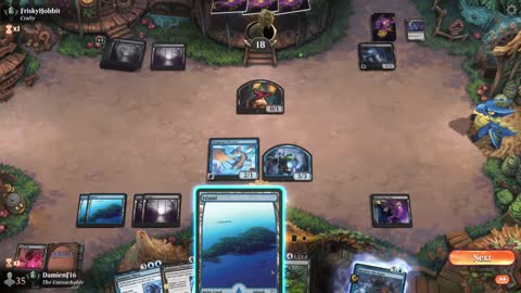 Watch MTG Arena Video Replay - Dimir Midrange by DamienF16 VS Mono Black Midrange by FriskyHobbit - Premier Draft