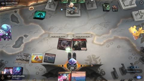 Watch MTG Arena Video Replay - Boros Aggro by CunicoliGoblin VS Mono Green Aggro by Kevster99410 - Standard Ranked