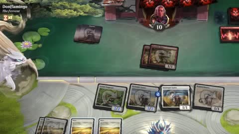 Watch MTG Arena Video Replay - Mono White Aggro by Khat VS Mono Red Aggro by DonFlamingo - Pioneer Event