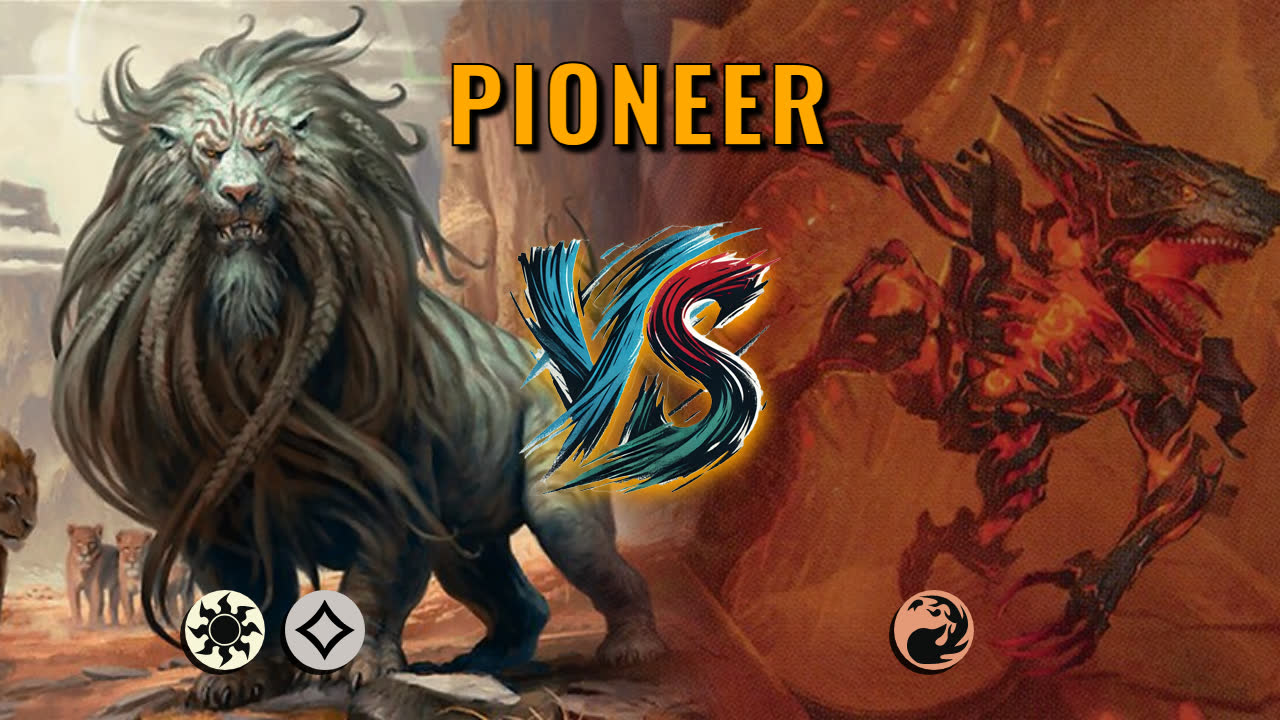 Watch MTG Arena Pioneer Video - Mono White Aggro by Khat VS Mono Red Aggro by DonFlamingo - 2f8845