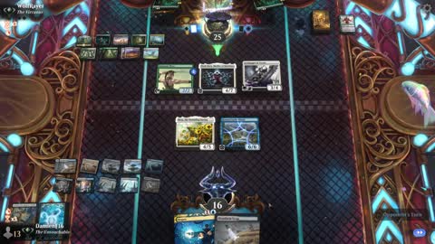 Watch MTG Arena Video Replay - Azorius Control by DamienF16 VS Abzan Midrange by WolfRayet - Traditional Standard Ranked