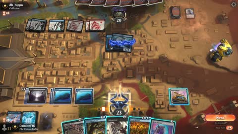 Watch MTG Arena Video Replay - Dimir Midrange by DamienF16 VS Izzet Midrange by dh_hippo - Premier Draft