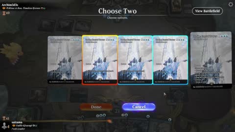 Watch MTG Arena Video Replay - Yuriko, the Tiger's Shadow by saitama VS A-Minsc & Boo, Timeless Heroes by Archim3d3s - Historic Brawl