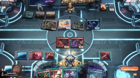 Watch MTG Arena Video Replay - Izzet Midrange by DamienF16 VS Azorius Midrange by VJGodlyBang - Premier Draft
