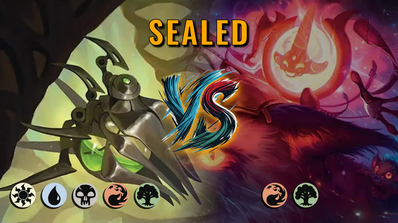 Watch MTG Arena Sealed Video - 5 Color Midrange by DamienF16 VS Gruul Midrange by Meumeunome - 359cce