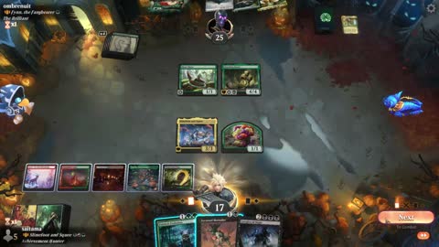 Watch MTG Arena Video Replay - Slimefoot and Squee by saitama VS Fynn, the Fangbearer by ombrenuit - Historic Brawl