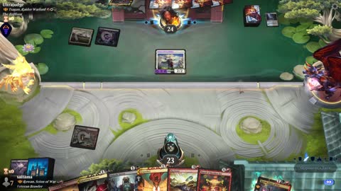 Watch MTG Arena Video Replay - Rowan, Scion of War by saitama VS Tsagan, Raider Warlord by Ultrajudge - Historic Brawl