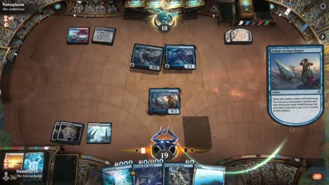 Watch MTG Arena Video Replay - Azorius Midrange by DamienF16 VS Jeskai Midrange by Nanoplasm - Standard Tournament Match