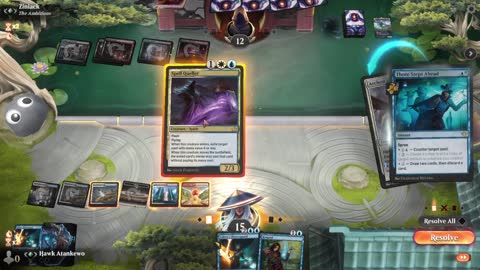 Watch MTG Arena Video Replay - Azorius Midrange by Hawk Atankewo VS Grixis Midrange by Ziniack - Traditional Historic Ranked