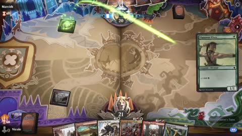 Watch MTG Arena Video Replay - Boros Aggro by Nicole VS Golgari Aggro by Marcith - Standard Play